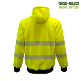 R503X Work-Guard Recycled Hi Vis Day/Night Zipped Hoodie